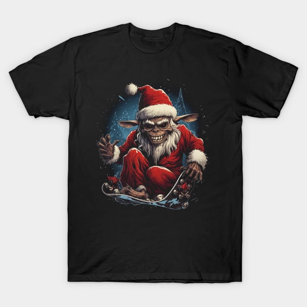 Krampus Snowboarding Club T-Shirt by TNM Design